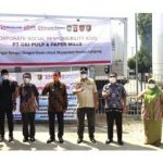 Bupati Lampung Tengah Musa Ahmad hadir di acara Penyerahan Oksigen Medis CSR, Ini Tujuanya