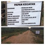 Aparatur Tiyuh Bangun Jaya Bangun Jalan Usaha Tani