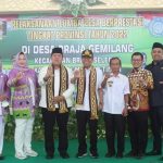 Wakil bupati Lampung Timur Hadiri Lomba Desa Kecamatan Braja Selbah.