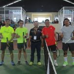 Letkol Inf Triano Iqbal, S.I.P., M.Si.Mengikuti Turnamen Tenis 3-DAN BMW Tulang Bawang Cup 2022