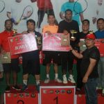 Dandim 0426 Tuba Raih Juara Tiga Tenis Lapangan Piala 3-DAN BMW Tulang Bawang Cup 2022