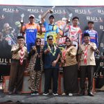 Bupati Lamtim M.Dawam Raharjo Resmikan Sirkuit Lembah Tirta Barat Dalam Ajang Motor Super Grasstrack Di Desa Margo toto.