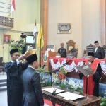 Wabub Lamtim Azwar Hadi Hadiri Acara Pelantikan Pimpinan DPRD Sisa Masa Bhakti 2019-2024