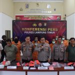 Polres Lampung Timur Menggelar Konferensi Pers Ungkap Kasus C3, Penganiayaan Berat Dan Narkoba