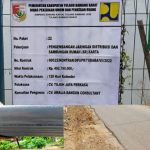 Pembangunan distribusi Sambungan Rumah(SR), dikeluhkan warga Karta.