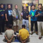 Polsek Penawartama Tangkap Dua Pemuda Yang Melakukan Curat di Pasar Sidoharjo