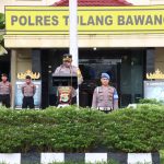 Polres Tulang Bawang Gelar Upacara Hari Kesadaran Nasional, AKBP Jibrael Ingatkan Ini Untuk Personelnya