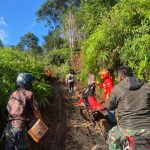 Bencana Longsor Di Lambar, Kapolres Dan Wakapolres Terjun Langsung Bantu Masyarakat Di Lokasi