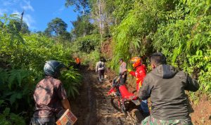 Bencana Longsor Di Lambar, Kapolres Dan Wakapolres Terjun Langsung Bantu Masyarakat Di Lokasi