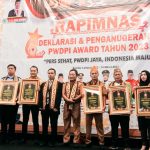 Rapimnas Deklarasi dan Penganugrahan PWDPI Award 2023, Sebanyak 30 Piagam Diberikan Kepada Tokoh Pemimpin Sukses Tingkat Nasional