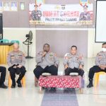 Jum’at Curhat,Polres Tulang Bawang Dapat Apresiasi Dari Kakam Warga Makmur Jaya.