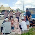 Sat Binmas Polres Tulang Bawang Berikan Edukasi Dan Imbauan di Rest Area Tol Terpeka