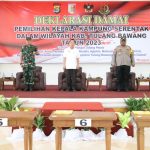 PJ.Bupati Tuba,Drs.Qudrotul Ikhwan MM,Hadir Dalam Acara Deklarasi Damai Pemilihan Kepala Kampung Serentak Tahun 2023.