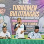 Bupati Dawam Buka Turnamen Bulutangkis GP Ansor Tingkat Kabupaten.