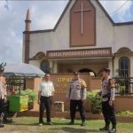 Polisi Berikan Rasa Aman Umat Kristiani Saat Beribadah.