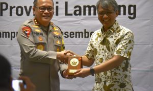 Polda Lampung Bersama Dewan Pers Bekerjasama Dalam Rangka Kemerdekaan Pers.