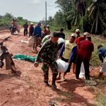 Serka Basaruddin,Bergotong Royong Bersama Warga Binaan Demi Terwujudnya Pembangunan Dan Kebersihan Di Lingkungan.