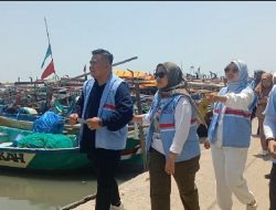 Cabup Lamtim Ela Azwar Temui Pedang Ikan di Muara Gading Mas.