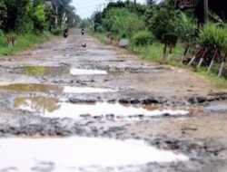 Warga Keluhkan Jalan Rusak Berat,Pemda Lampung Timur Terkesan Tutup Mata.